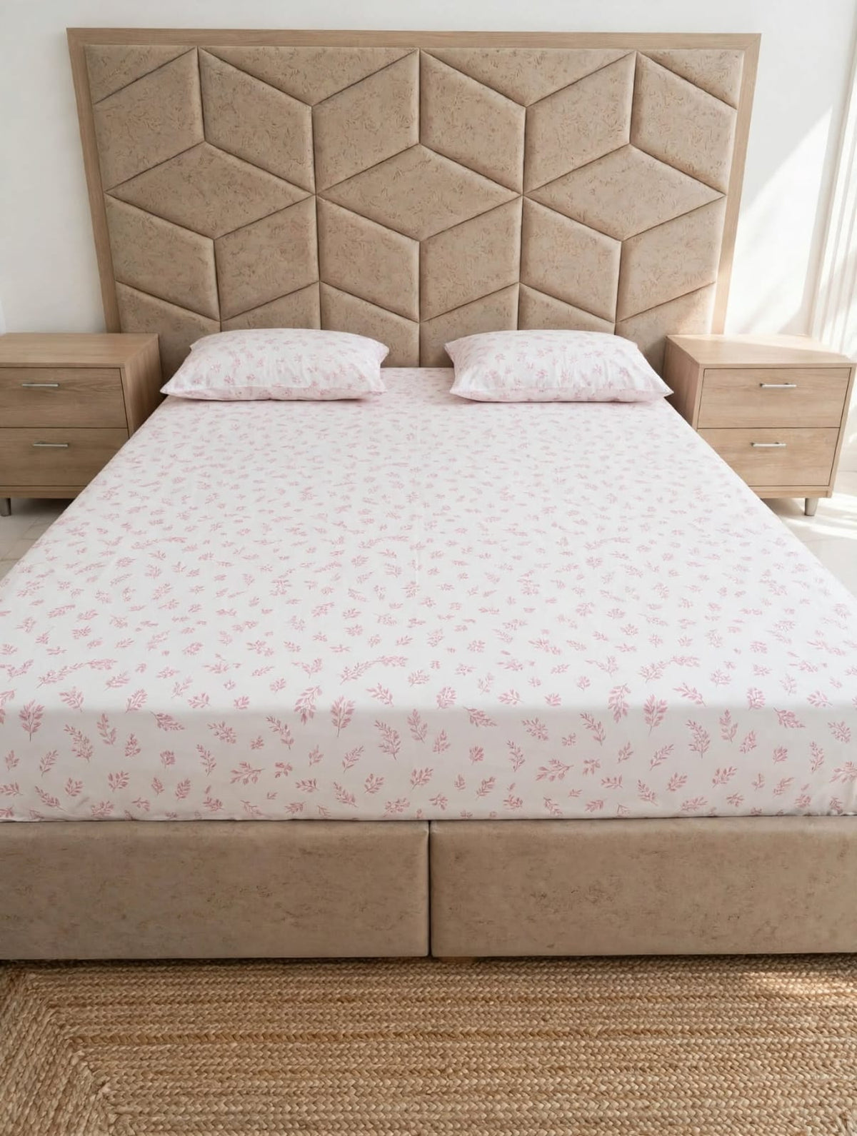 Cotton 3Piece Bed Sheet Set D-001