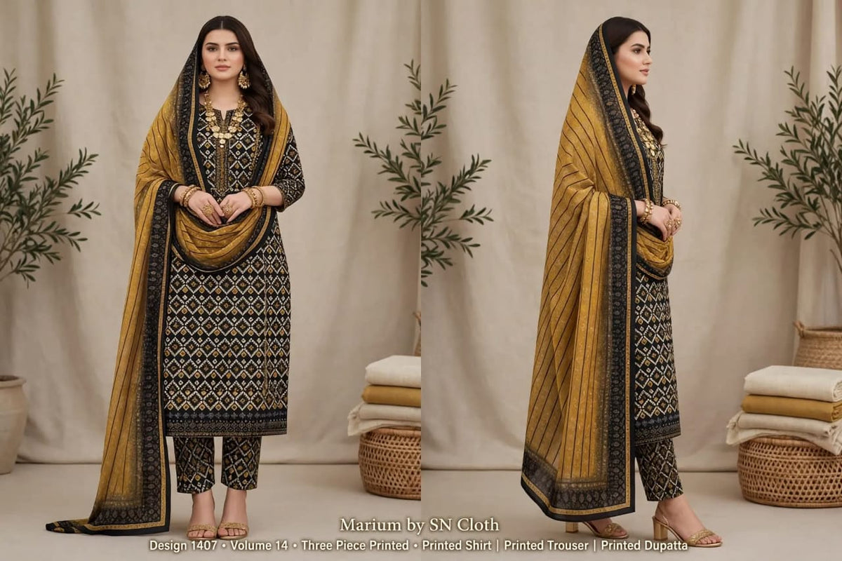 Lawn Printed 3Piece Unstitched D-006