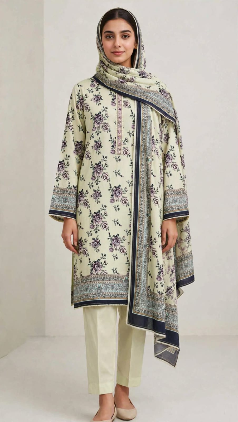 Lawn Mother Collection Printed 3Piece D-005