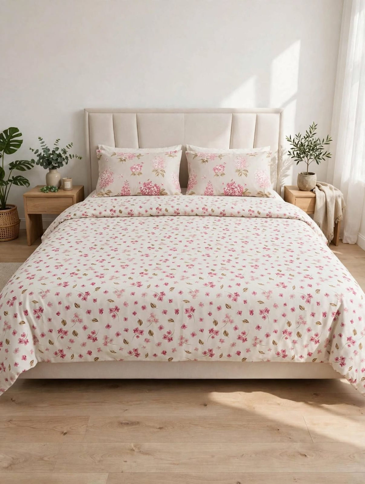 Cotton 3Piece Bed Sheet Set D-004