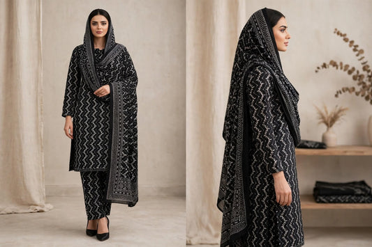Lawn Printed 3Piece Unstitched D-003