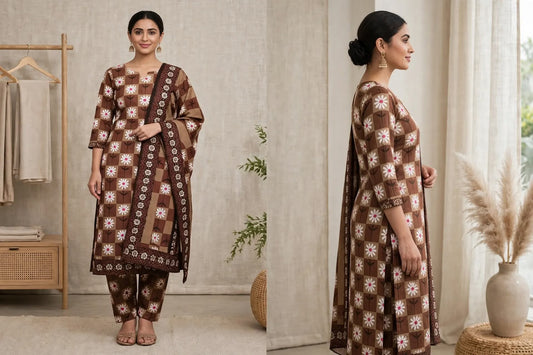 Lawn Printed 3Piece Unstitched D-009