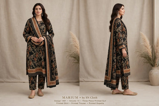 Lawn Printed 3Piece Unstitched D-010
