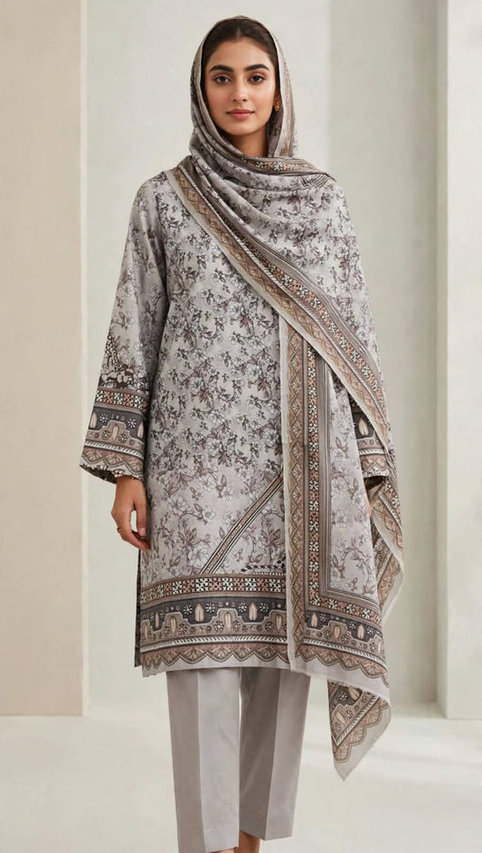 Lawn Mother Collection Printed 3Piece D-004