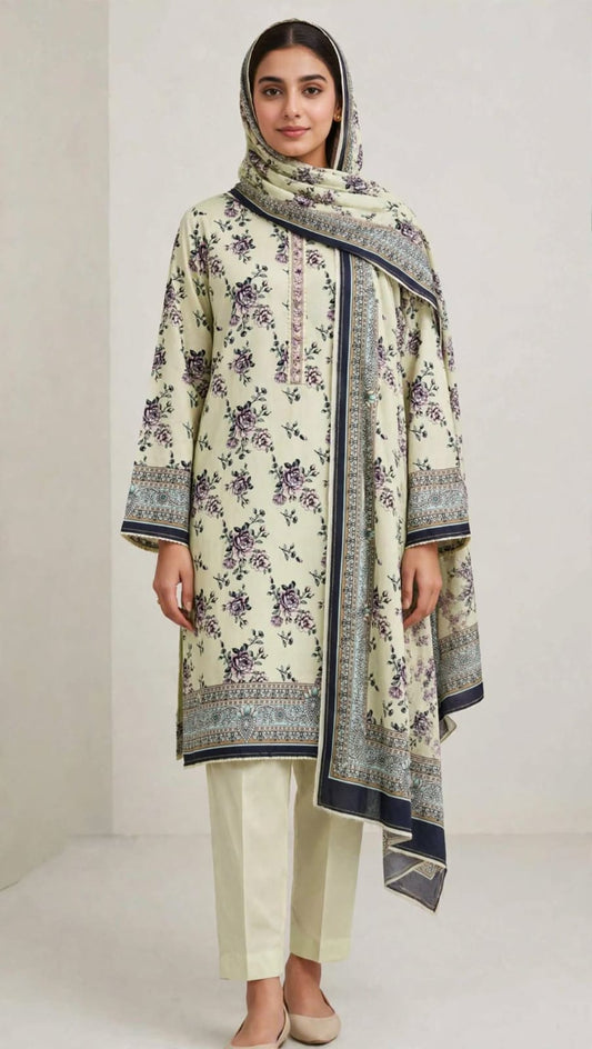 Lawn Mother Collection Printed 3Piece D-005