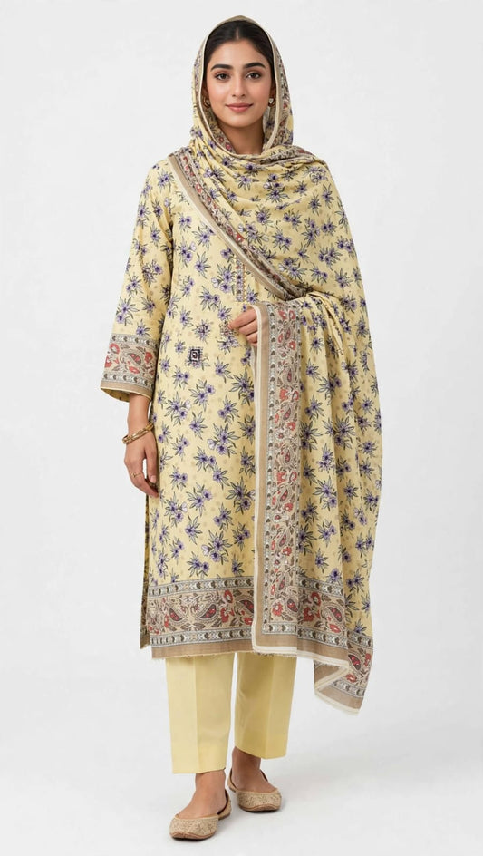 Lawn Mother Collection Printed 3Piece D-008