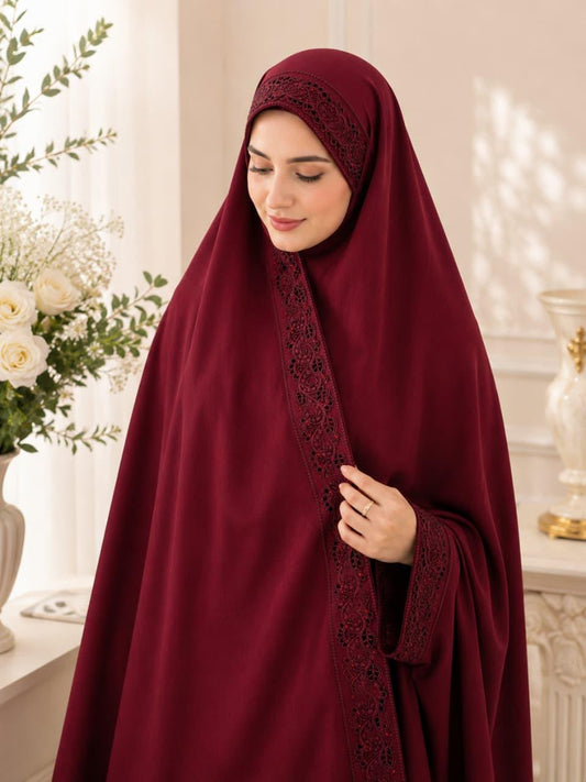 Open Sleeve Irani Abaya D-001